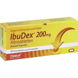 IBUDEX 200 mg potahované tablety, 30 ks