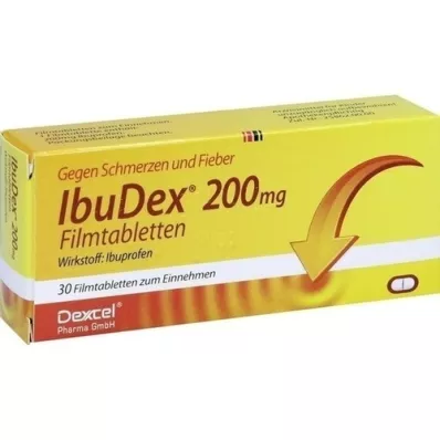 IBUDEX 200 mg potahované tablety, 30 ks