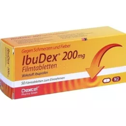 IBUDEX 200 mg potahované tablety, 50 ks