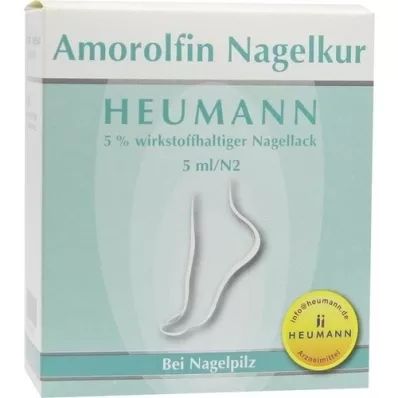 AMOROLFIN Nehtová kúra Heumann 5% lak na nehty, 5 ml