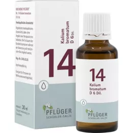 BIOCHEMIE Pluhová sádra 14 Kalium bromatum D 6 kapek, 30 ml