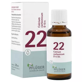BIOCHEMIE Pluhová sádra 22 Calcium carbonicum D 6 kapek, 30 ml