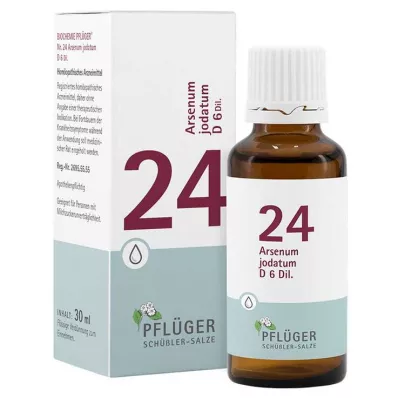 Biochemie Pflueger 24 Arsenum jodatum D 6 kapek, 30 ml