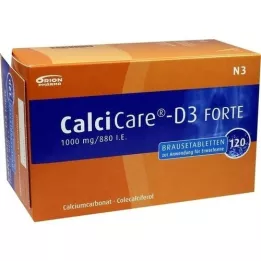 CALCICARE D3 forte šumivé tablety, 120 ks