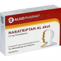 NARATRIPTAN AL akutní 2,5 mg potahované tablety, 2 ks