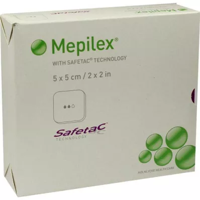 Mepilex obvaz 5x5cm, 5 ks