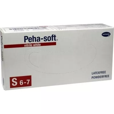 PEHA-SOFT nitril bílý Unt.Hands.unsteril pf S, 100 St