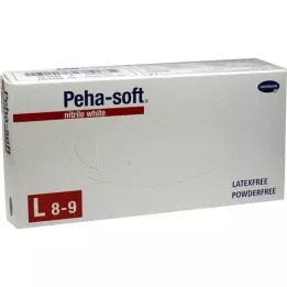 PEHA-SOFT nitril bílý Unt.Hands.unsteril pf L, 100 St