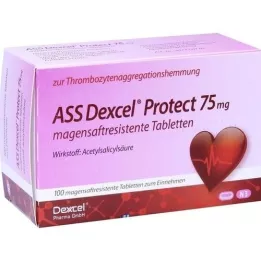 ASS Dexcel Protect 75 mg entericky potahované tablety, 100 ks