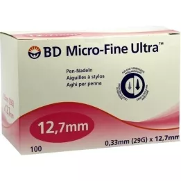BD MICRO-FINE ULTRA Jehly do pera 0,33x12,7 mm, 100 ks