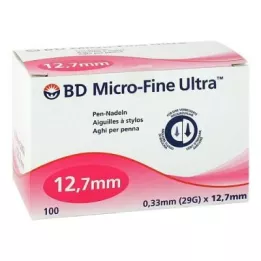 BD MICRO-FINE ULTRA Jehly do pera 0,33x12,7 mm, 100 ks