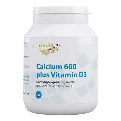 Tablety Calcium 600 plus D3, 60 ks