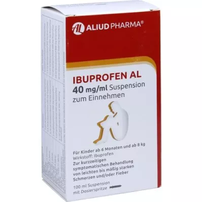 IBUPROFEN AL 40 mg/ml Perorální suspenze, 100 ml