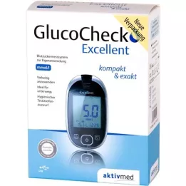 GLUCOCHECK Vynikající sada glukometrů mmol/l, 1 ks