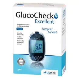 GLUCOCHECK Vynikající sada glukometrů mmol/l, 1 ks