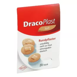 Dracoplast Měkká kulatá sádra v barvě kůže 2,2 cm, 20 ks