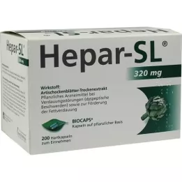 HEPAR-SL 320 mg tvrdé tobolky, 200 ks