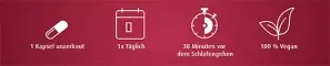 Instructions for use for Melatonin 1 mg kapsle, 50 ks - 2
