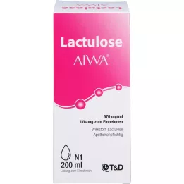 LACTULOSE AIWA 670 mg/ml Perorální roztok, 200 ml