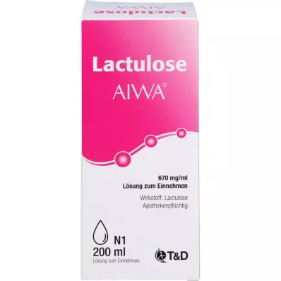 LACTULOSE AIWA 670 mg/ml Perorální roztok, 200 ml