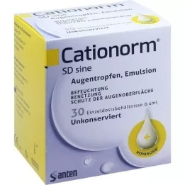 CATIONORM SD sinusové jednodávkové pipety, 30X0,4 ml