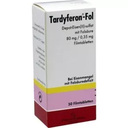 TARDYFERON-Fol Depot Iron(II) Sul. with Fols. film tab, 50 ks