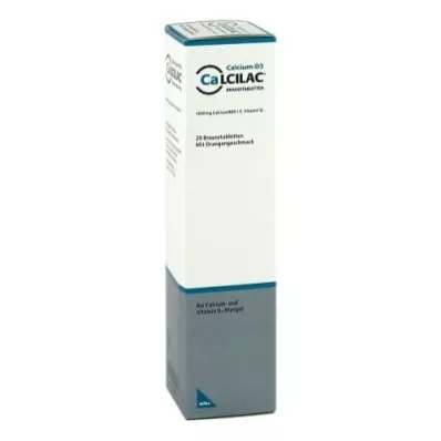 Calcilac 1000 mg/880 mezinárodních jednotek (20 kusů)