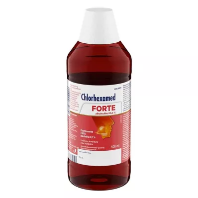 Chlorhexamed FORTE 0,2% ústní voda bez alkoholu, antibakteriální, 600 ml
