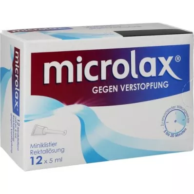 MICROLAX Klystýr s rektálním roztokem, 12X5 ml