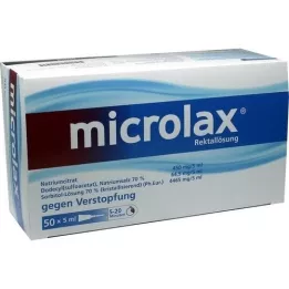 MICROLAX Klystýr s rektálním roztokem, 50X5 ml