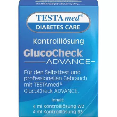 TESTAMED Kontrolní roztok GlucoCheck Advance, 4 ml