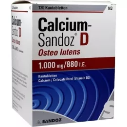 CALCIUM SANDOZ D Osteo intenzivní žvýkací tablety, 120 ks