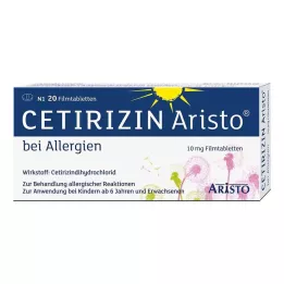 CETIRIZIN Aristo na alergie 10 mg potahované tablety, 20 ks
