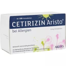 CETIRIZIN Aristo na alergie 10 mg potahované tablety, 100 ks