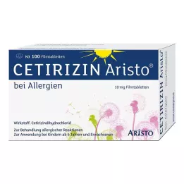 CETIRIZIN Aristo na alergie 10 mg potahované tablety, 100 ks