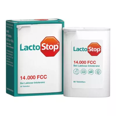 Lactostop 14 000 FCC tablet v dávkovači, 80 ks