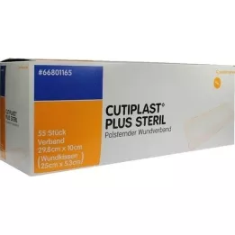 CUTIPLAST Plus sterilní obvaz 10x29,8 cm, 55 ks