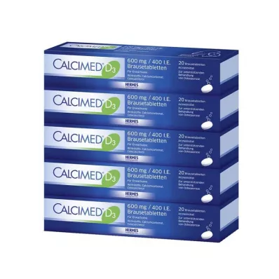 Calced D3 600 mg / 400 IU šumivé tablety, 100 ks Calced D3 600 mg / 400 IU šumivé tablety, 100 ks