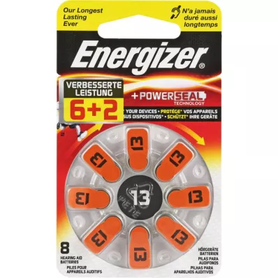 ENERGIZER Baterie do sluchadel 13, 8 ks