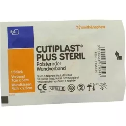 CUTIPLAST Plus sterilní obvaz 5x7 cm, 1 ks