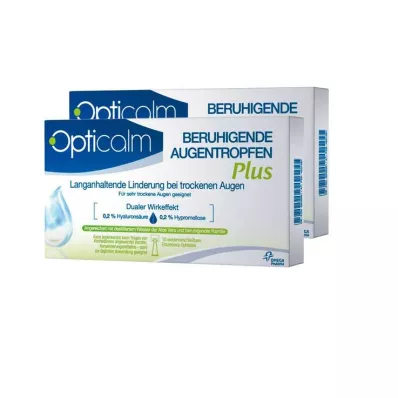 Opticalm zklidňující oční kapky Plus v jedné dávce, 20X0,5 ml