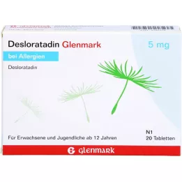 DESLORATADIN Glenmark 5 mg tablety, 20 ks
