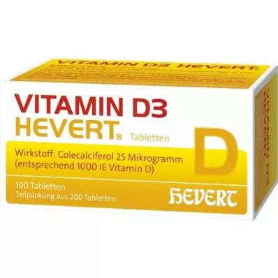 VITAMIN D3 HEVERT tablety, 200 ks