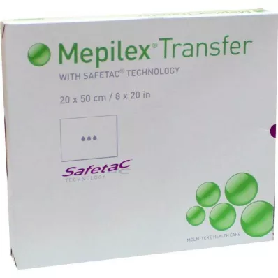 Mepilex Transfer krytí na rány 20X50cm sterilní, 4 ks