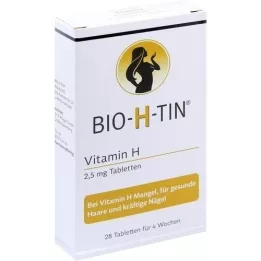 BIO-H-TIN Vitamin H 2,5 mg na 4 týdny tablety, 28 ks