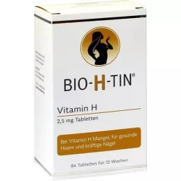 BIO-H-TIN Vitamin H 2,5 mg na 12 týdnů tablety, 84 ks