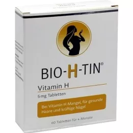 BIO-H-TIN Vitamin H 5 mg na 4 měsíce tablety, 60 ks