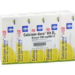 CALCIUM DURA Vit D3 Effervescent 1200 mg/800 I.U., 50 ks