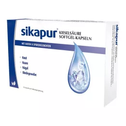 SIKAPUR Softgelové kapsle s kyselinou křemičitou a biotinem, 30 ks