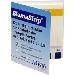 BLEMASTRIP Testovací proužky pH 5,6-8,0, 120 ks